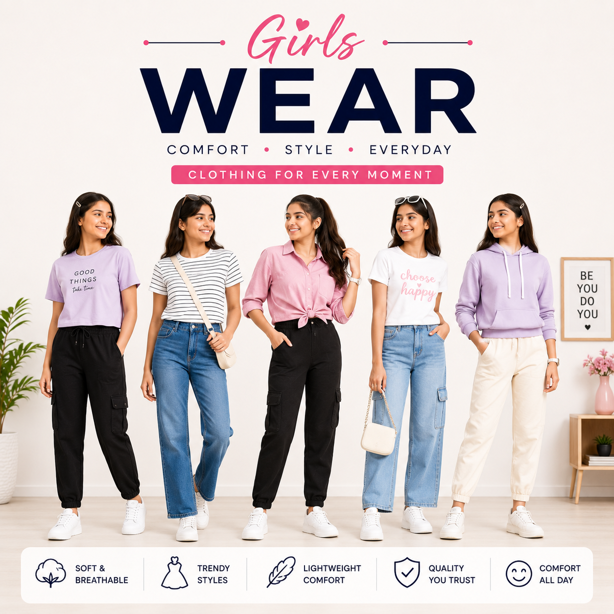Girls wear