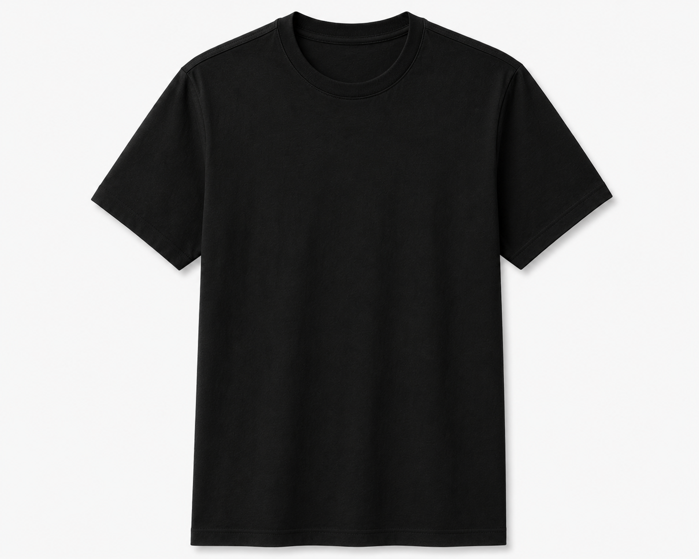 Black Plain T shirt 